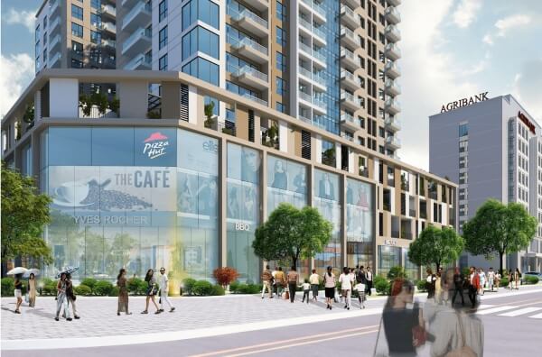 Dự án tổ hợp trung tâm thương mại, dịch vụ và căn hộ cao cấp để bán – Toà nhà 15 tầng Dabaco